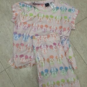 Mickey mouse pjs set adult small 4-6